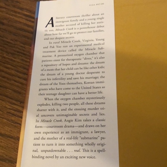 Miracle creek novel - Picture 4 of 6